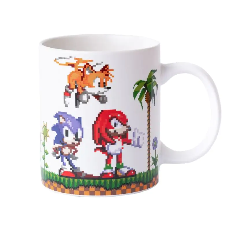 Sonic The Hedgehog Retro Pixel bögre 350ml termékfotó