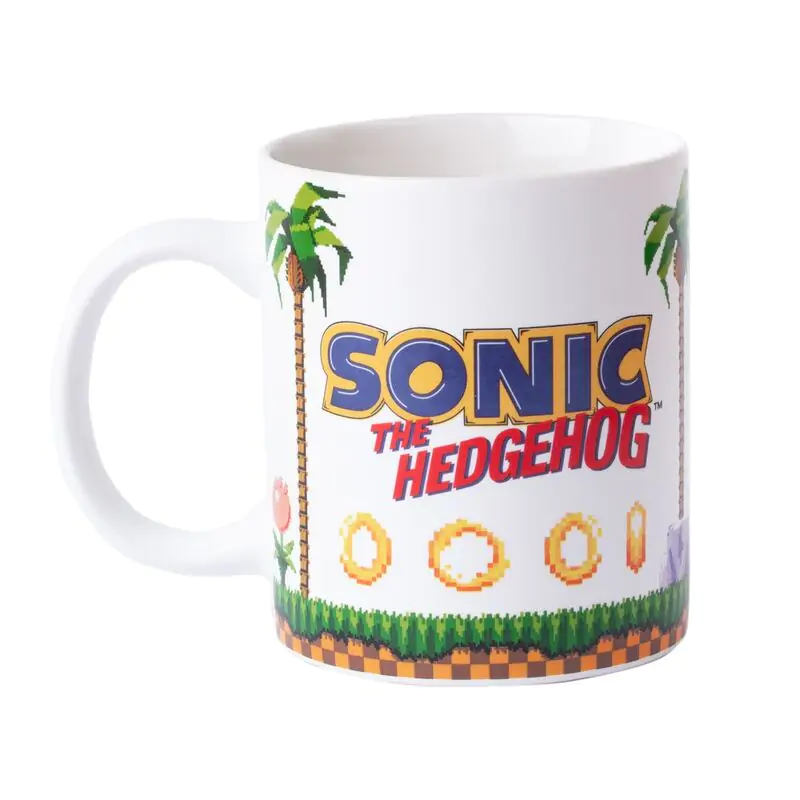 Sonic The Hedgehog Retro Pixel bögre 350ml termékfotó