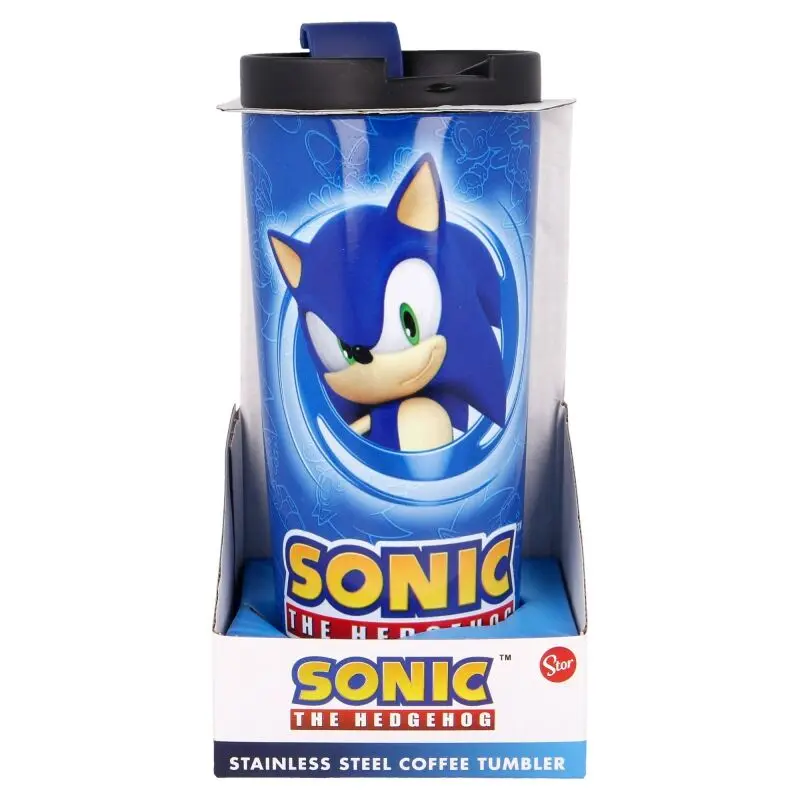 Sonic the Hedgehog rozsdamentes acél kávés pohár bögre 425ml termékfotó