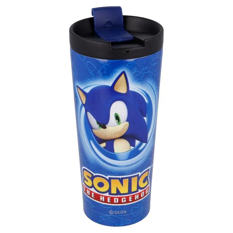 Sonic the Hedgehog rozsdamentes acél kávés pohár bögre 425ml termékfotó