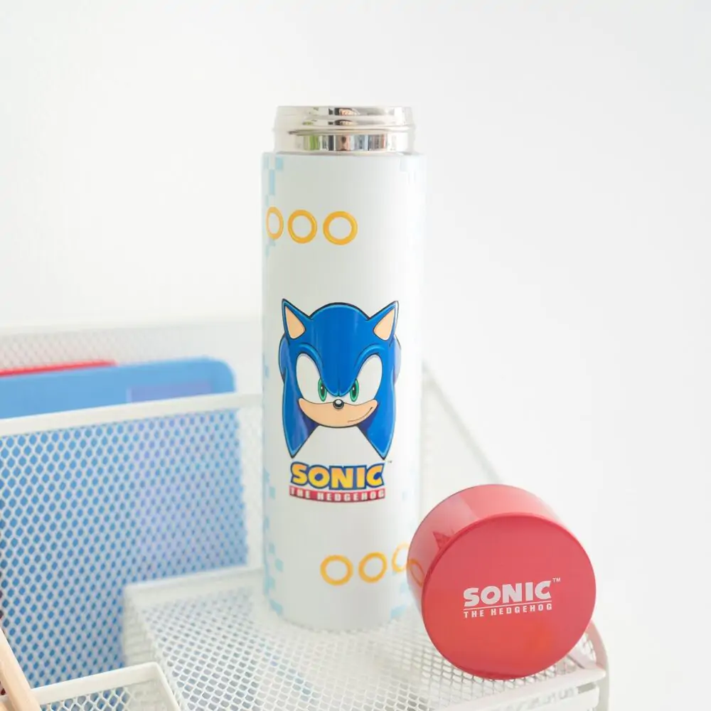 Sonic the Hedgehog rozsdamentes acél palack kulacs 420ml termékfotó