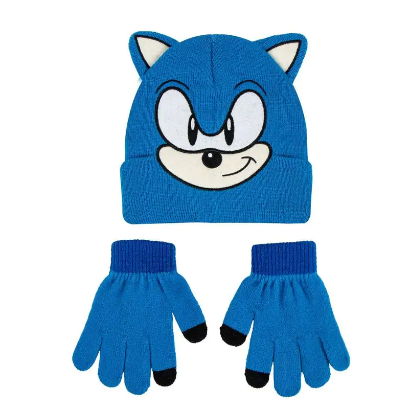 Sonic The Hedgehog sapka és kesztyű csomag termékfotó
