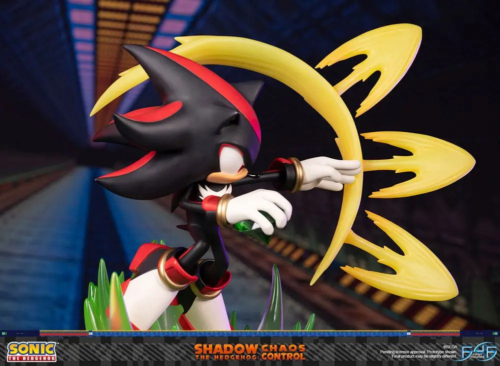 Sonic the Hedgehog Shadow the Hedgehog Chaos Control szobor figura 50 cm termékfotó