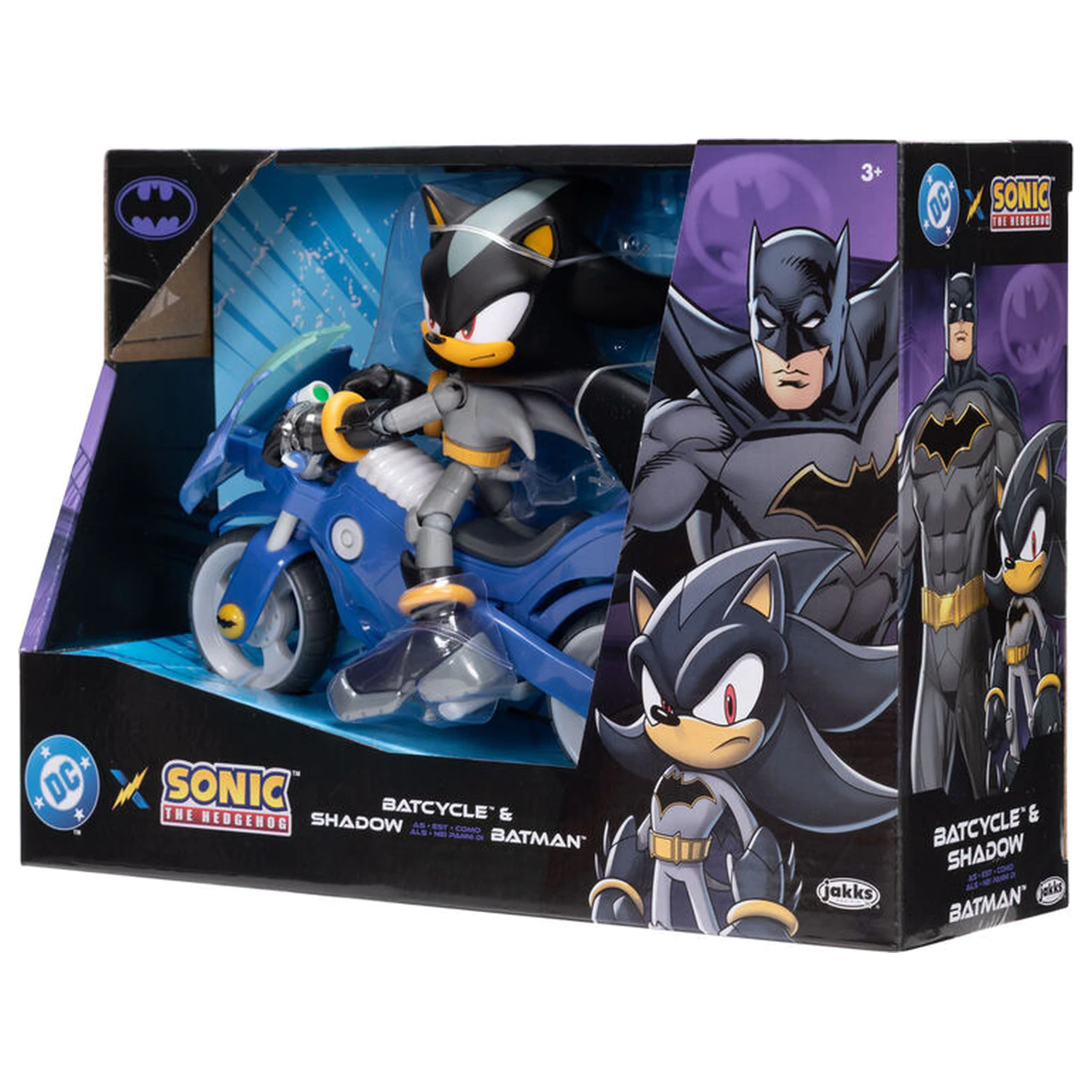 Sonic The Hedgehog Shadow with Batcycle figura 12cm termékfotó