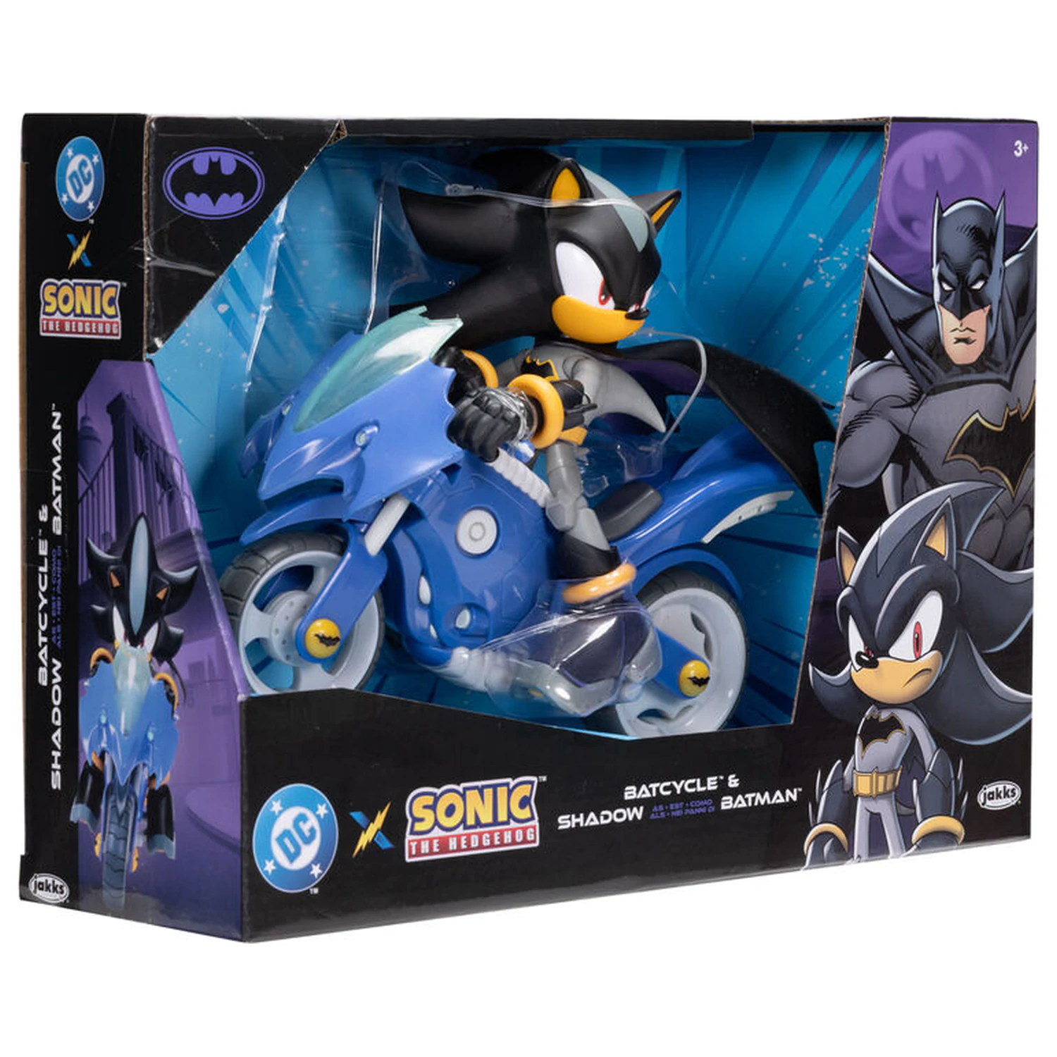 Sonic The Hedgehog Shadow with Batcycle figura 12cm termékfotó