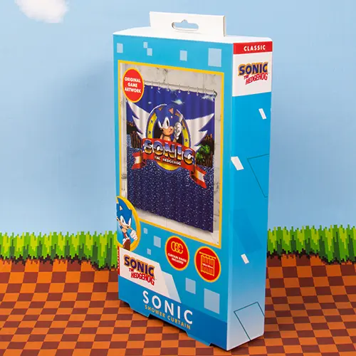 Sonic the Hedgehog Classic zuhanyfüggöny termékfotó