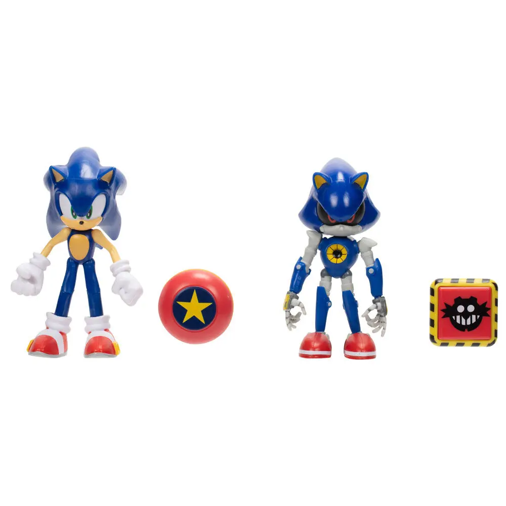 Sonic The Hedgehog Sonic &amp; Metal Sonic figura csomag 10cm termékfotó