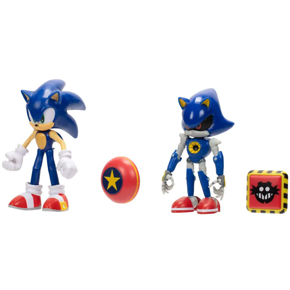 Sonic The Hedgehog Sonic &amp; Metal Sonic figura csomag 10cm termékfotó