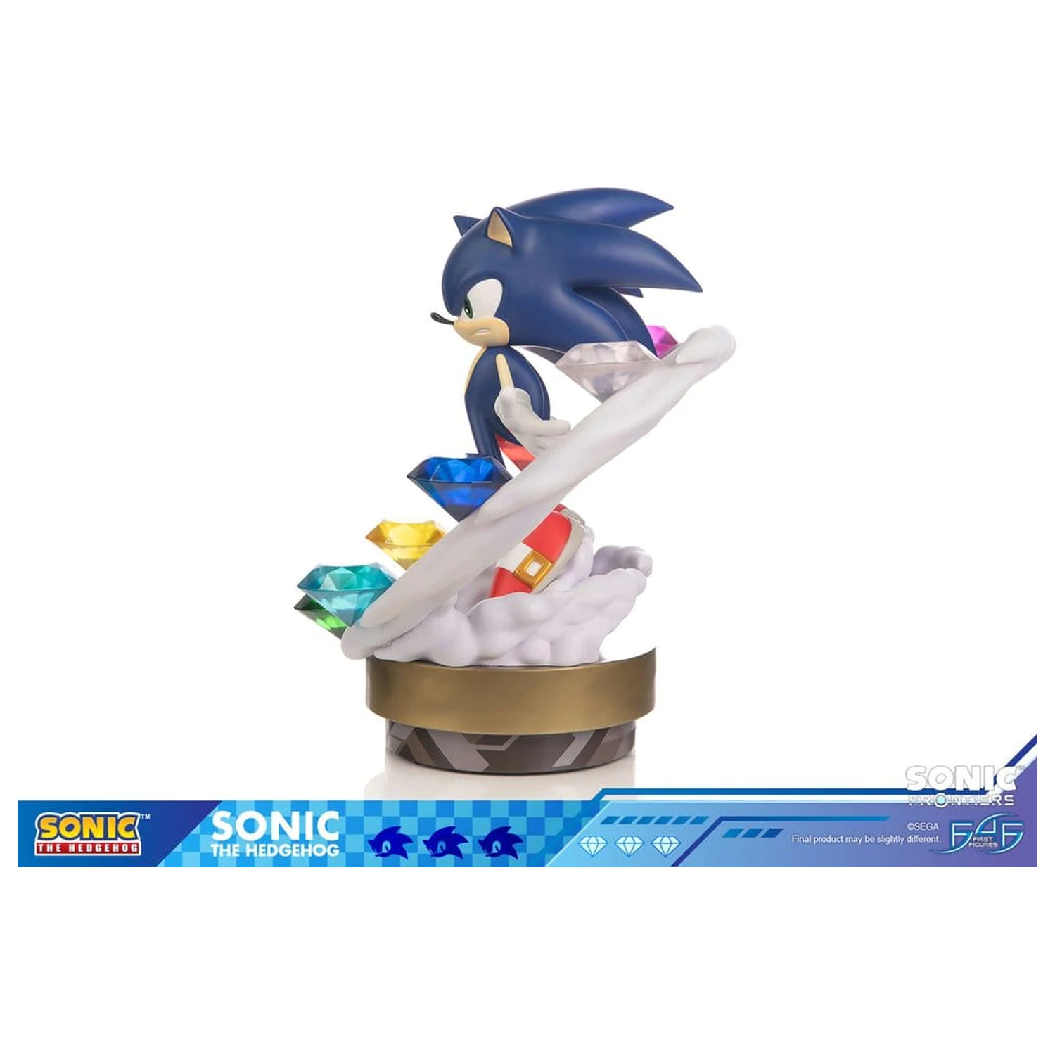 Sonic The Hedgehog Sonic Frontiers Sonic gyanta szobor figura 42 cm termékfotó