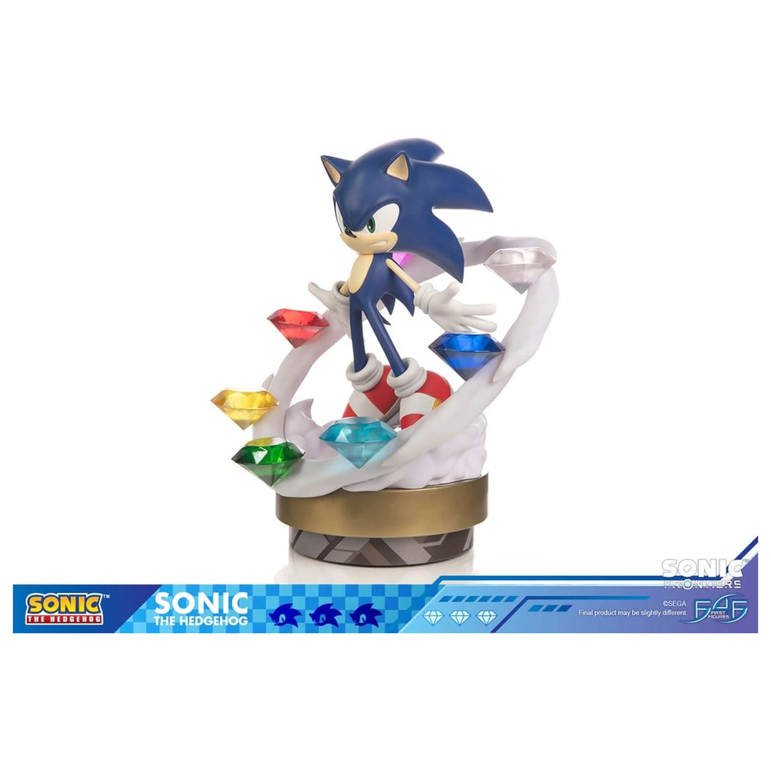 Sonic The Hedgehog Sonic Frontiers Sonic gyanta szobor figura 42 cm termékfotó