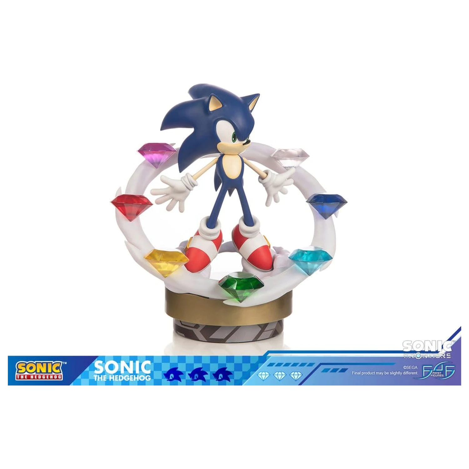 Sonic The Hedgehog Sonic Frontiers Sonic gyanta szobor figura 42 cm termékfotó