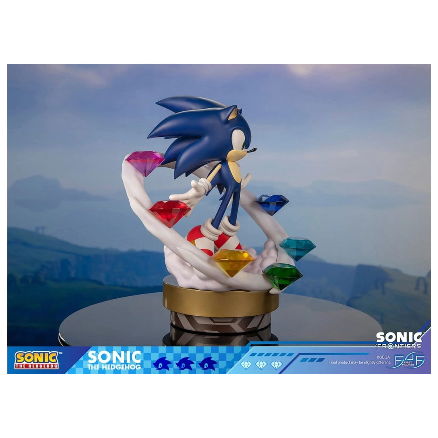 Sonic The Hedgehog Sonic Frontiers Sonic gyanta szobor figura 42 cm termékfotó