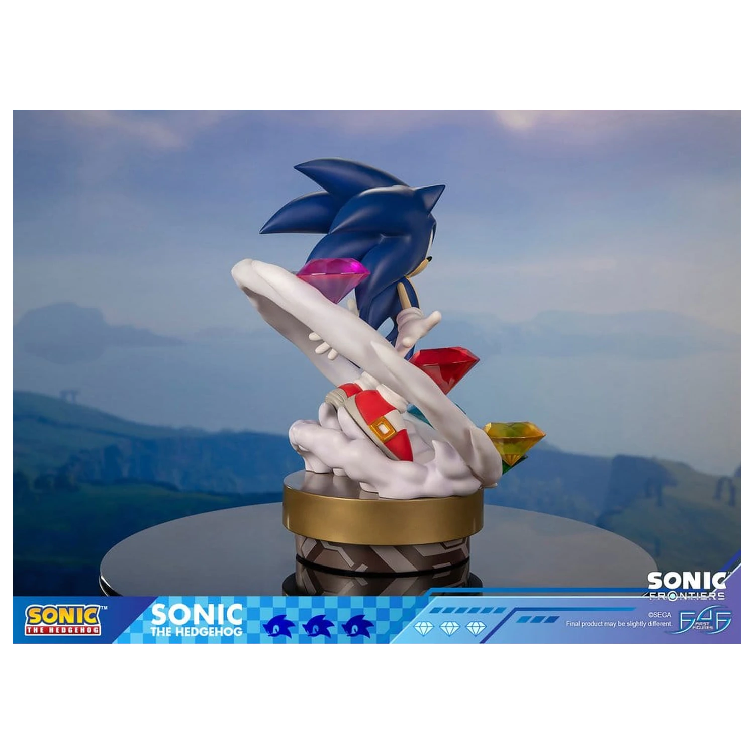 Sonic The Hedgehog Sonic Frontiers Sonic gyanta szobor figura 42 cm termékfotó