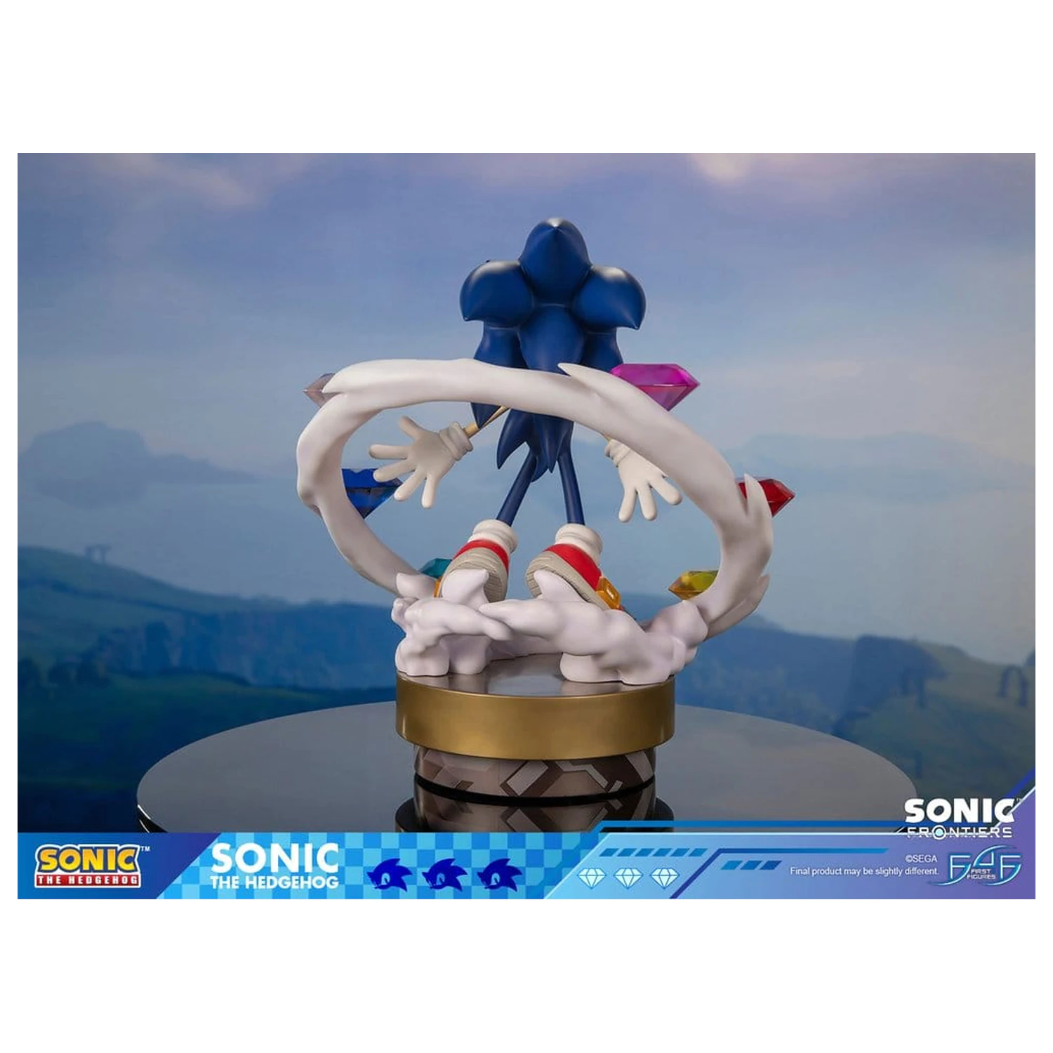Sonic The Hedgehog Sonic Frontiers Sonic gyanta szobor figura 42 cm termékfotó