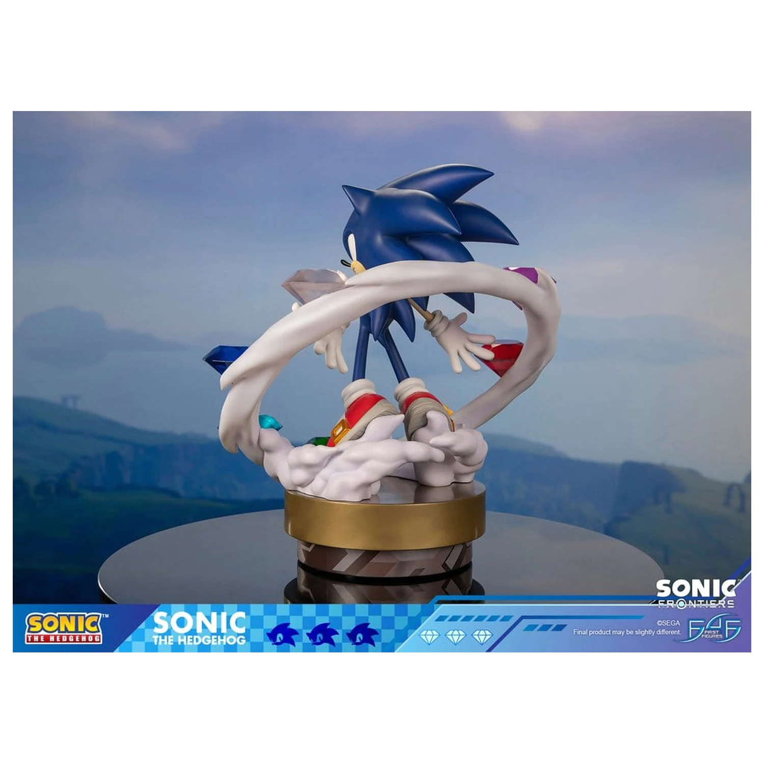 Sonic The Hedgehog Sonic Frontiers Sonic gyanta szobor figura 42 cm termékfotó