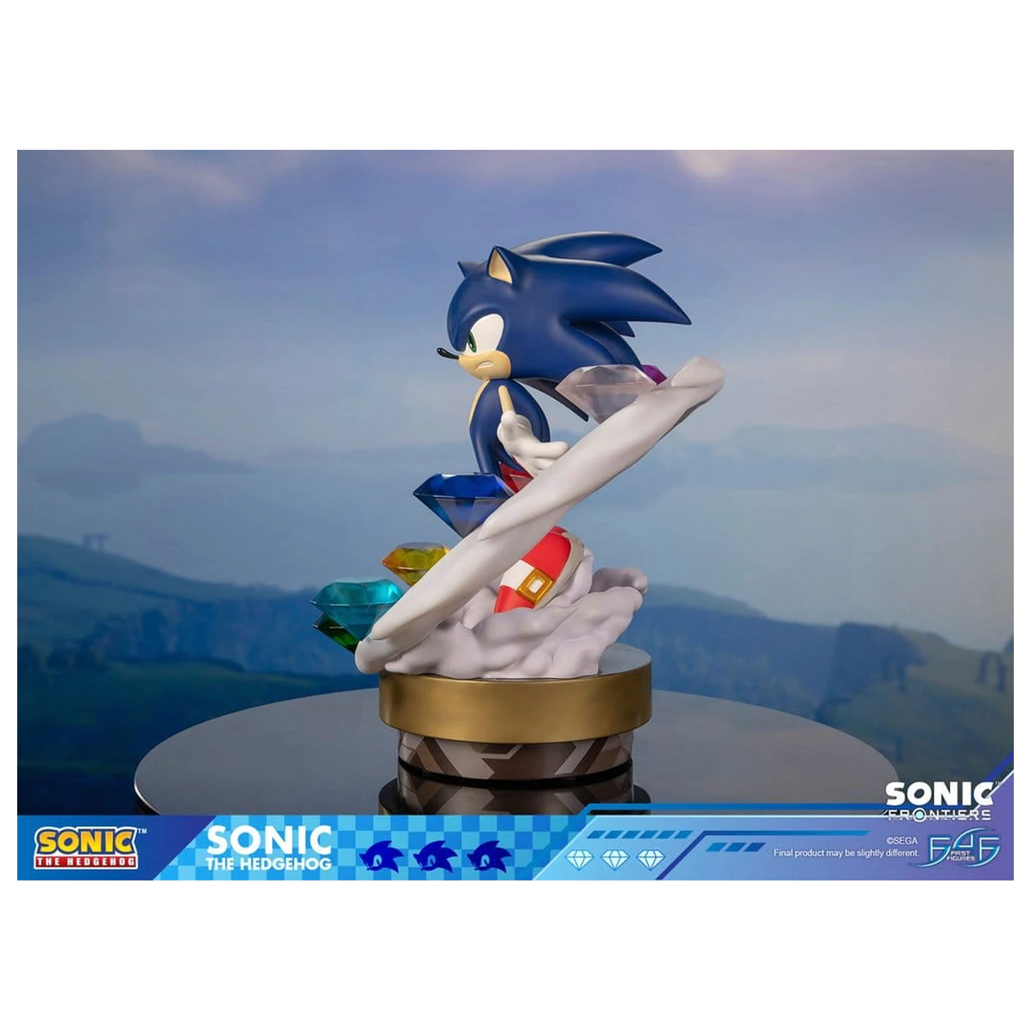 Sonic The Hedgehog Sonic Frontiers Sonic gyanta szobor figura 42 cm termékfotó