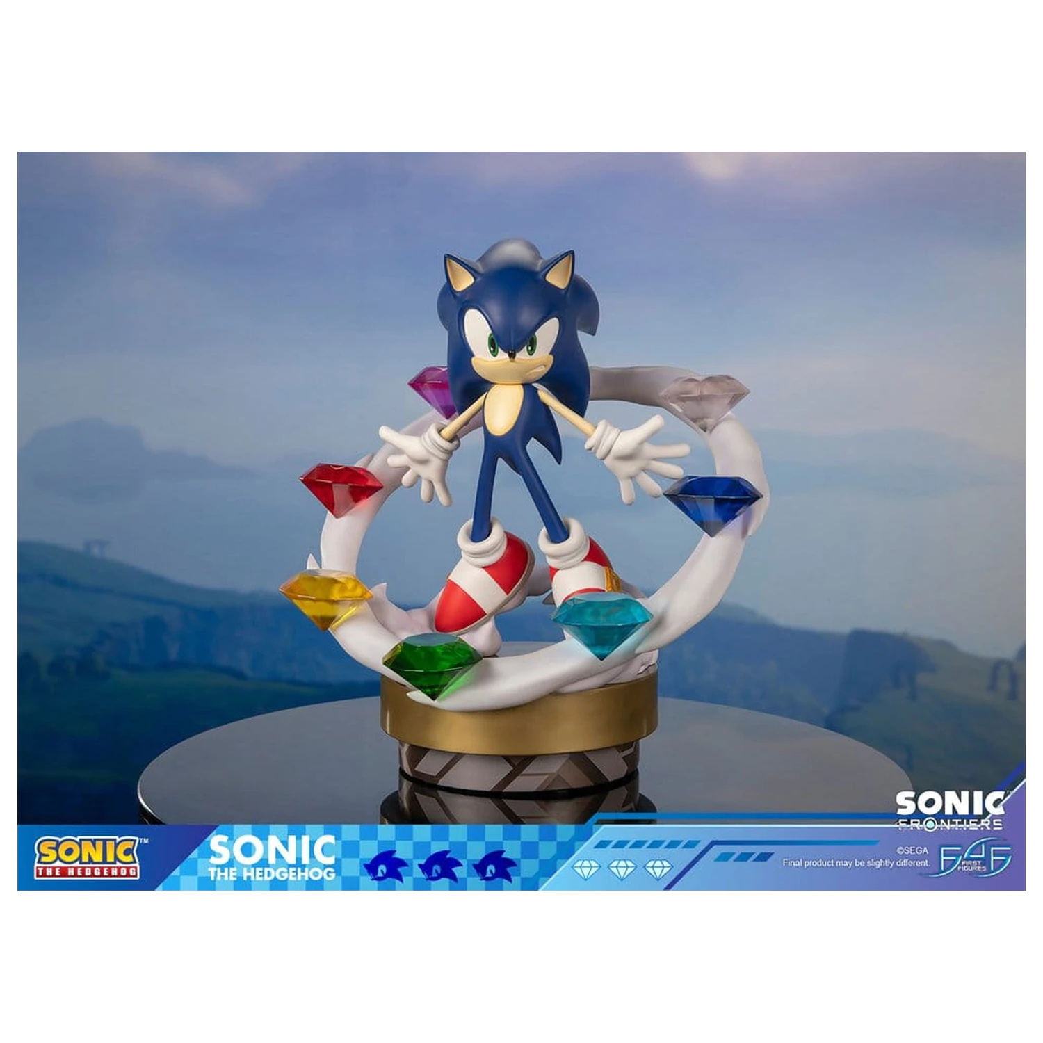 Sonic The Hedgehog Sonic Frontiers Sonic gyanta szobor figura 42 cm termékfotó