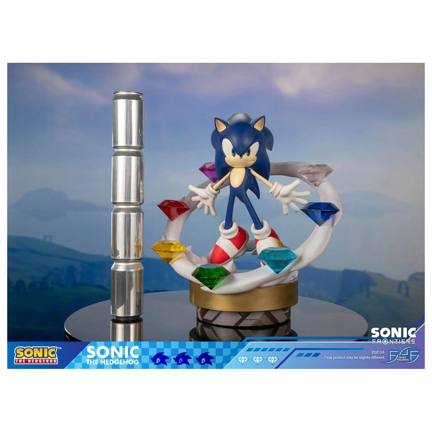 Sonic The Hedgehog Sonic Frontiers Sonic gyanta szobor figura 42 cm termékfotó