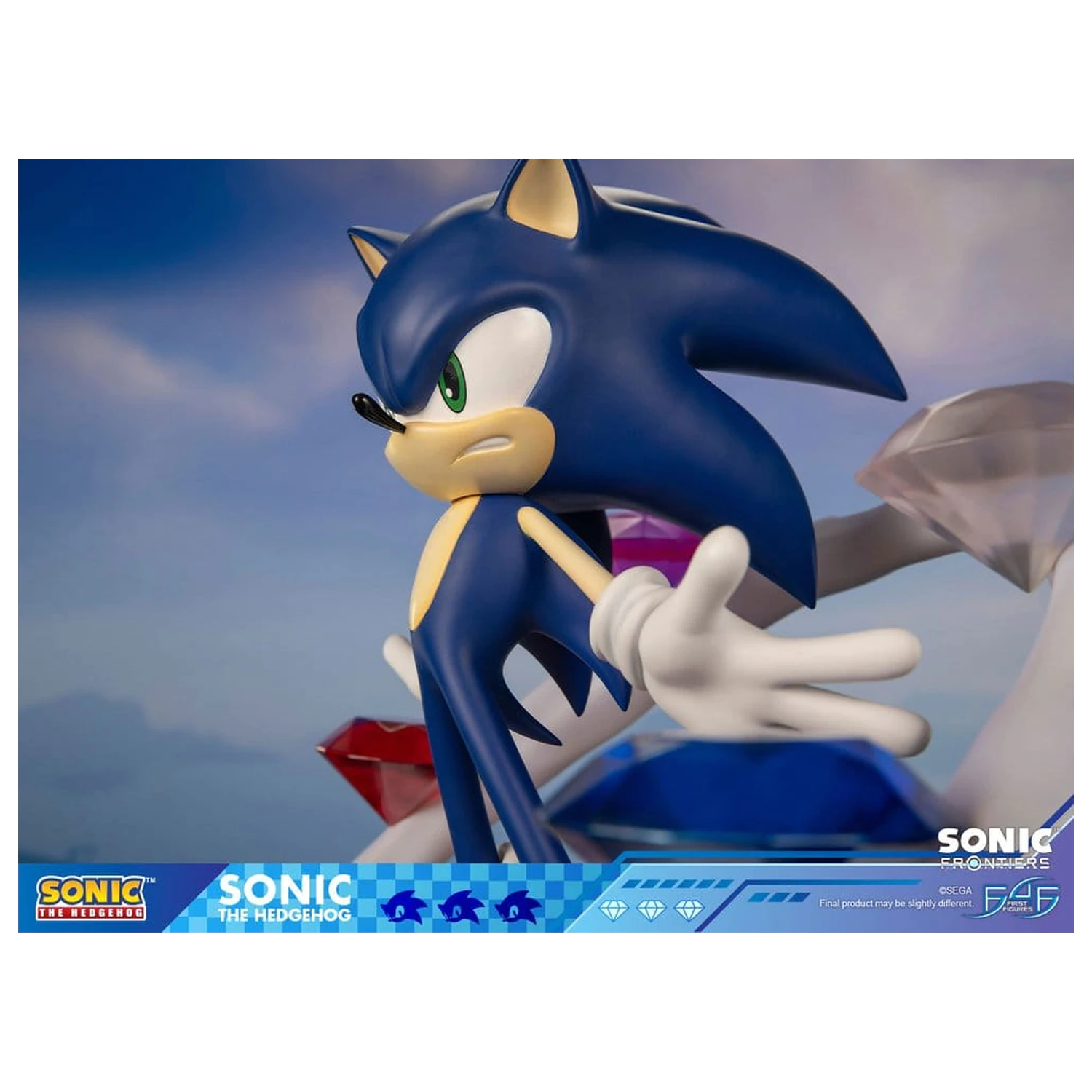Sonic The Hedgehog Sonic Frontiers Sonic gyanta szobor figura 42 cm termékfotó