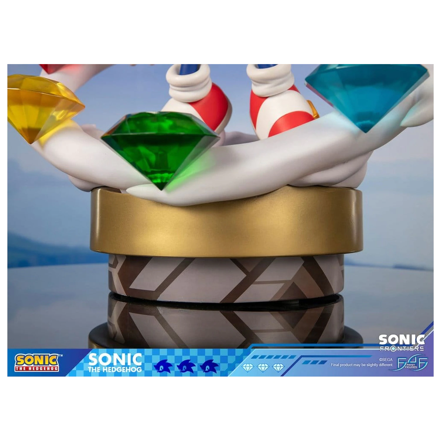 Sonic The Hedgehog Sonic Frontiers Sonic gyanta szobor figura 42 cm termékfotó