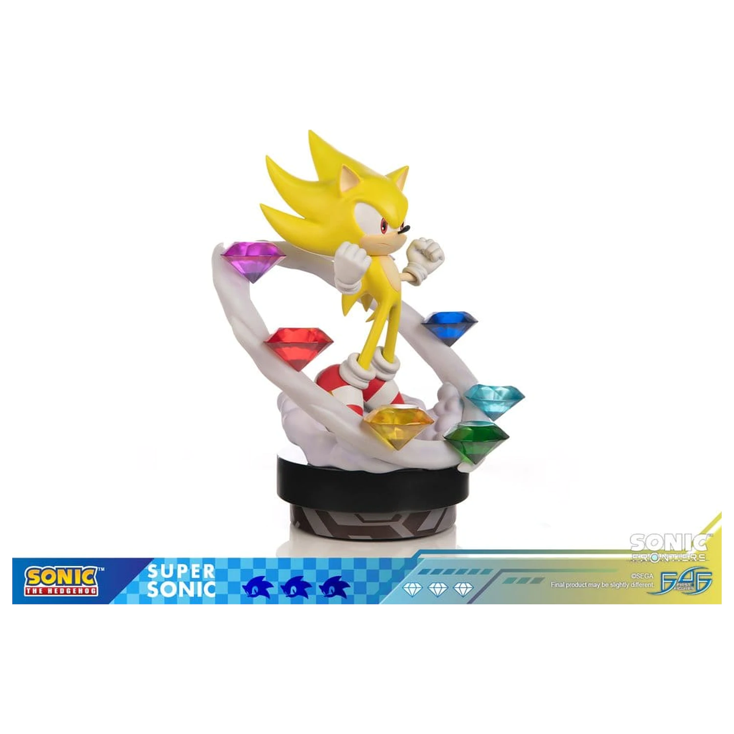 Sonic The Hedgehog Sonic Frontiers Super Sonic gyanta szobor figura 45 cm termékfotó