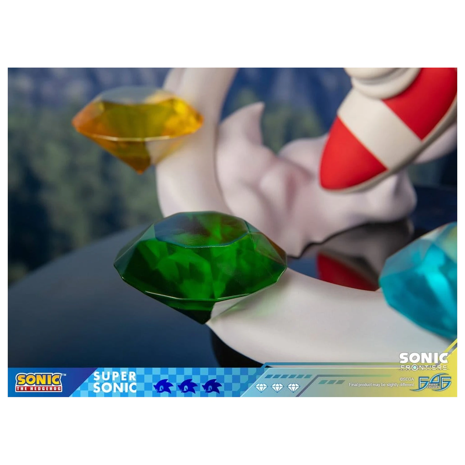 Sonic The Hedgehog Sonic Frontiers Super Sonic gyanta szobor figura 45 cm termékfotó