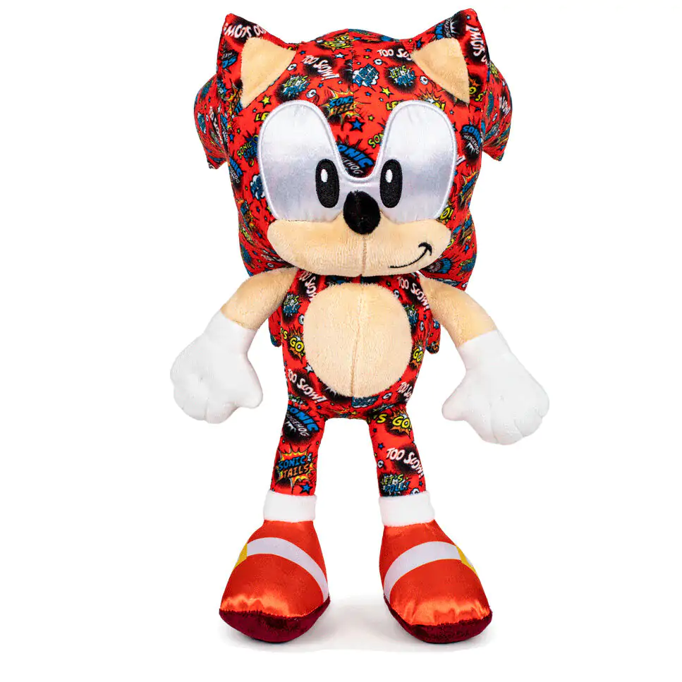 Sonic the Hedgehog Sonic Red Comic plüss 30cm termékfotó