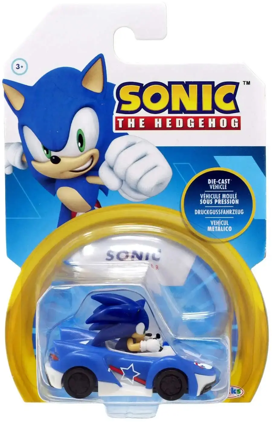Sonic The Hedgehog Sonic Speed Star Mini jármű 6 cm termékfotó