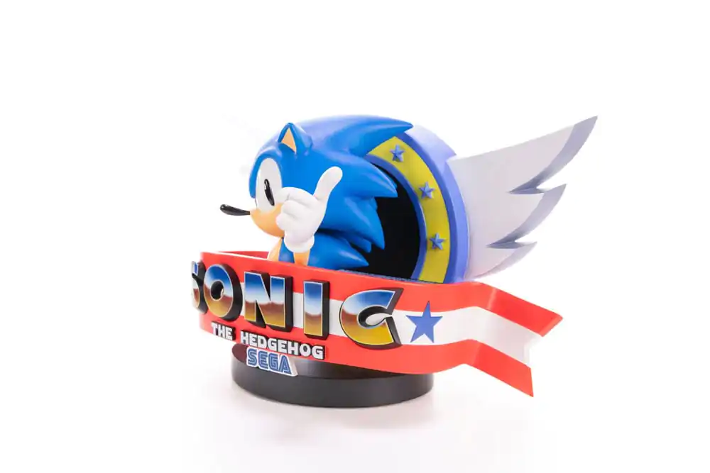 Sonic the Hedgehog Sonic Title Screen szobor figura 21 cm termékfotó