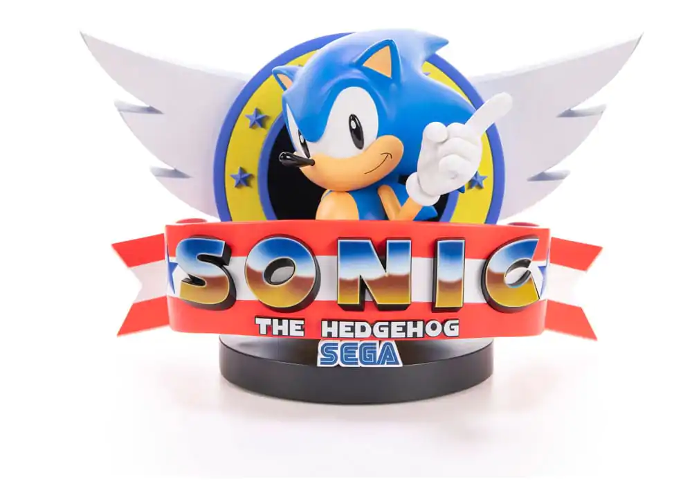 Sonic the Hedgehog Sonic Title Screen szobor figura 21 cm termékfotó