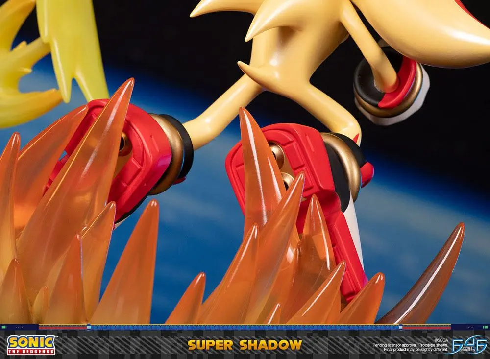 Sonic the Hedgehog Super Shadow szobor figura 50 cm termékfotó
