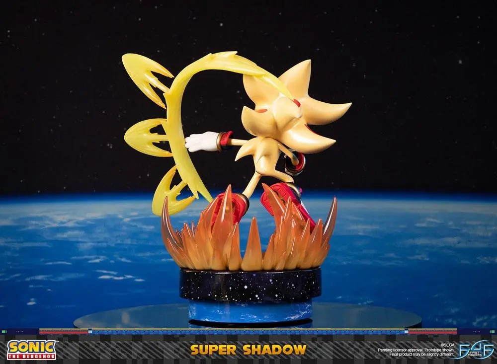 Sonic the Hedgehog Super Shadow szobor figura 50 cm termékfotó