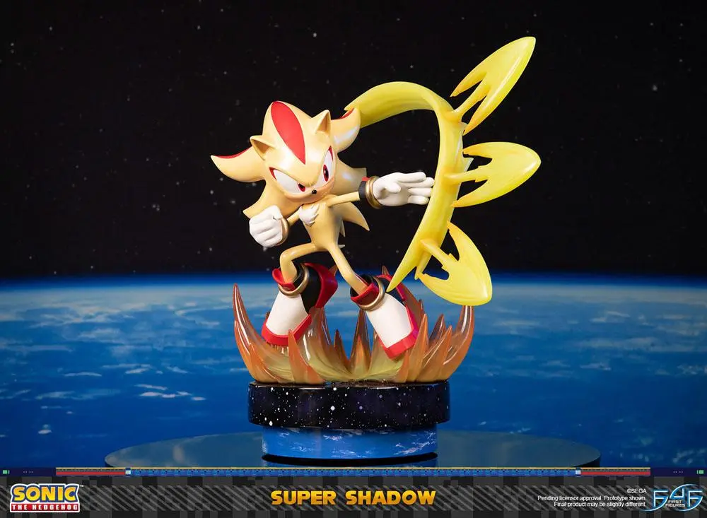 Sonic the Hedgehog Super Shadow szobor figura 50 cm termékfotó
