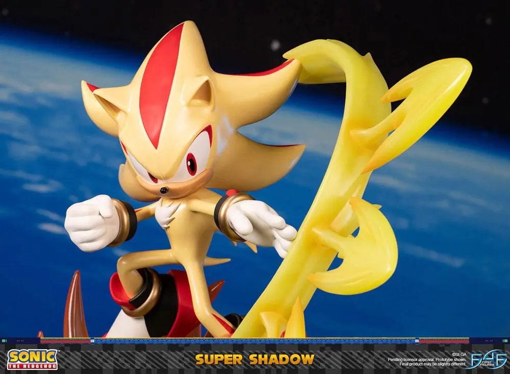 Sonic the Hedgehog Super Shadow szobor figura 50 cm termékfotó
