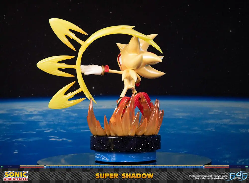 Sonic the Hedgehog Super Shadow szobor figura 50 cm termékfotó