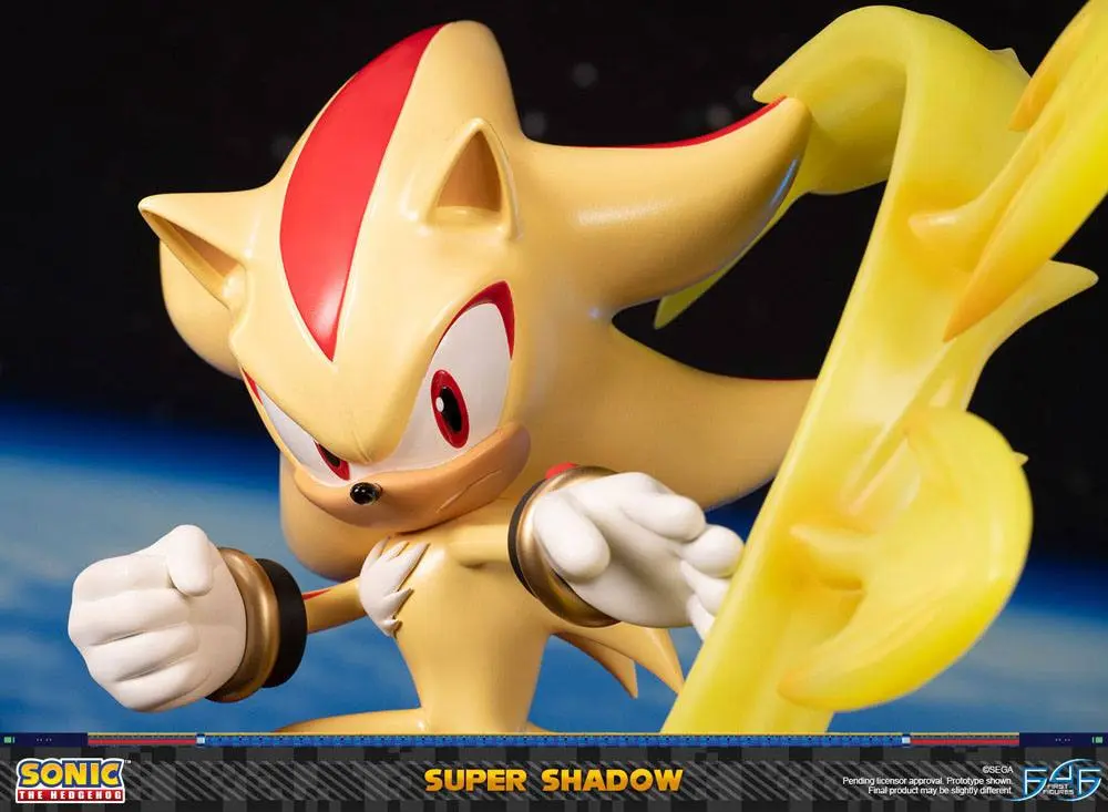 Sonic the Hedgehog Super Shadow szobor figura 50 cm termékfotó
