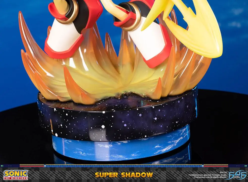 Sonic the Hedgehog Super Shadow szobor figura 50 cm termékfotó