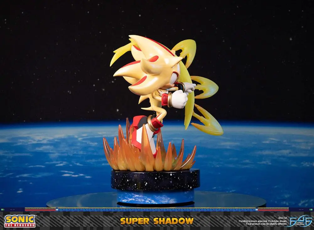 Sonic the Hedgehog Super Shadow szobor figura 50 cm termékfotó