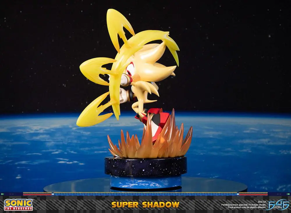 Sonic the Hedgehog Super Shadow szobor figura 50 cm termékfotó