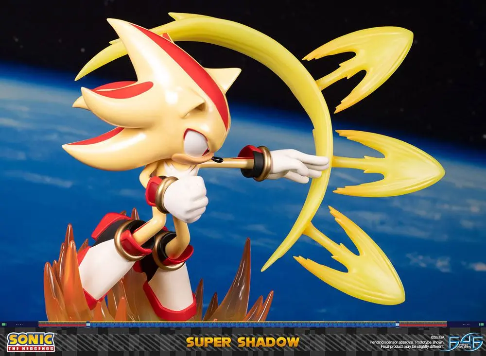 Sonic the Hedgehog Super Shadow szobor figura 50 cm termékfotó