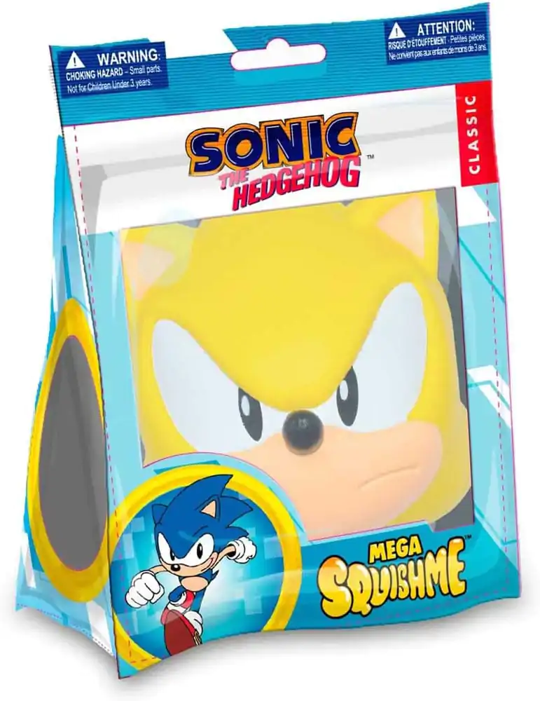 Sonic the Hedgehog Super Sonic Mega Squishme Anti-Stress figura 15 cm termékfotó