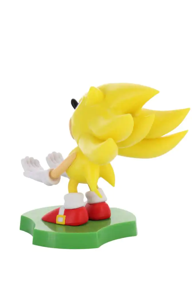 Sonic the Hedgehog Mini Cable Guy Earbuds/okosóra tartó figura Super Sonic 10cm termékfotó