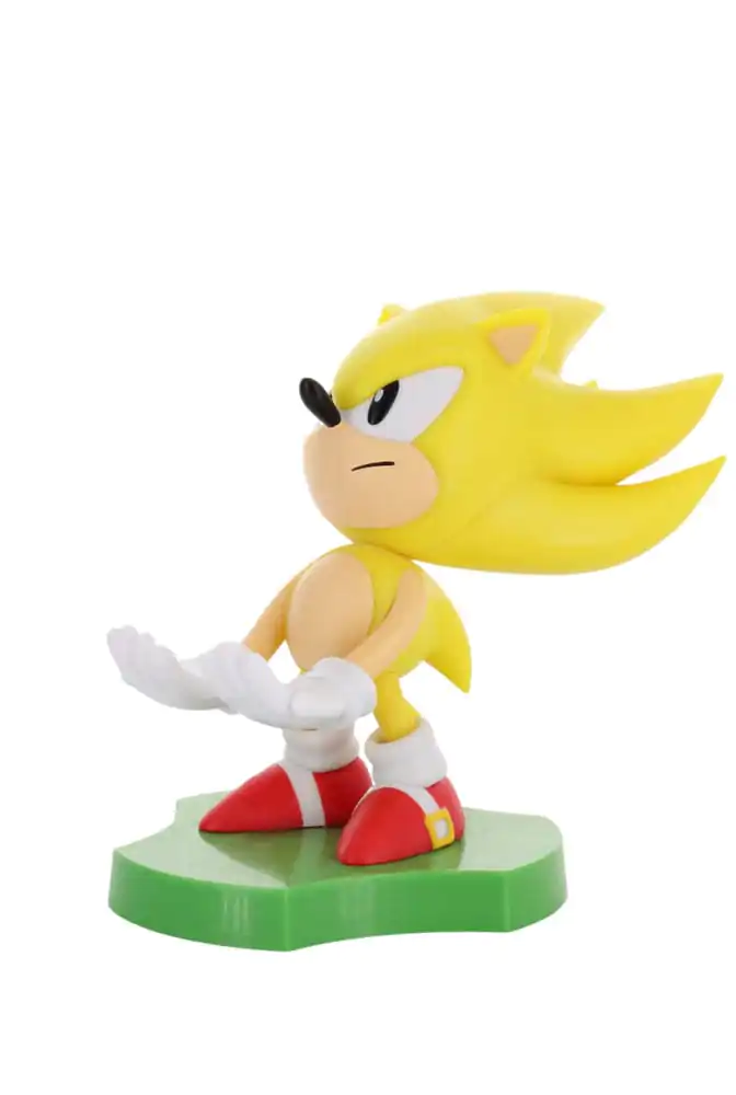 Sonic the Hedgehog Mini Cable Guy Earbuds/okosóra tartó figura Super Sonic 10cm termékfotó