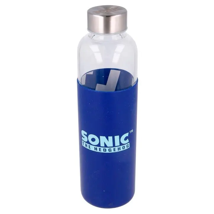 Sonic the Hedgehog szilikon borítású üvegpalack kulacs 585ml termékfotó