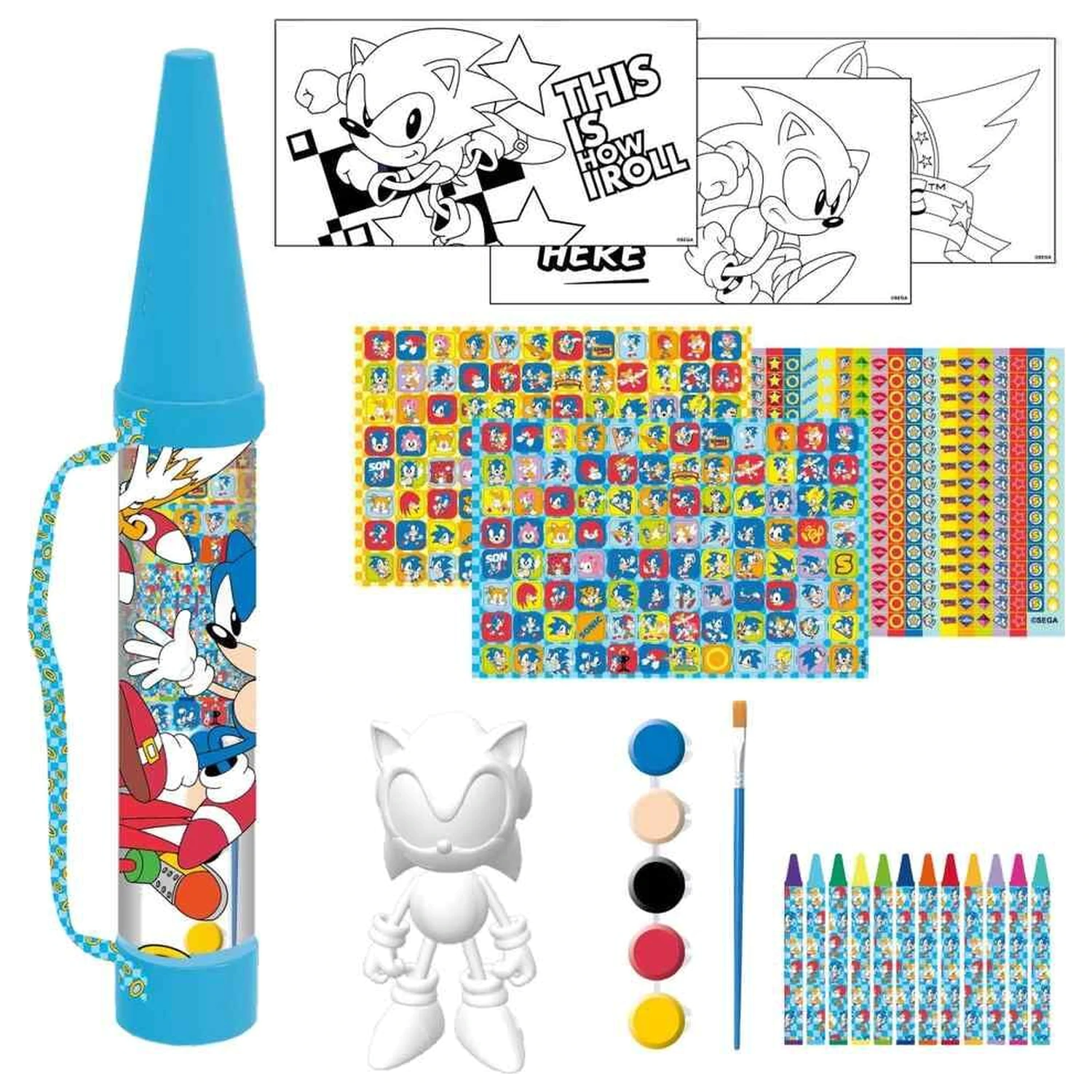 Sonic The Hedgehog színező csomag termékfotó