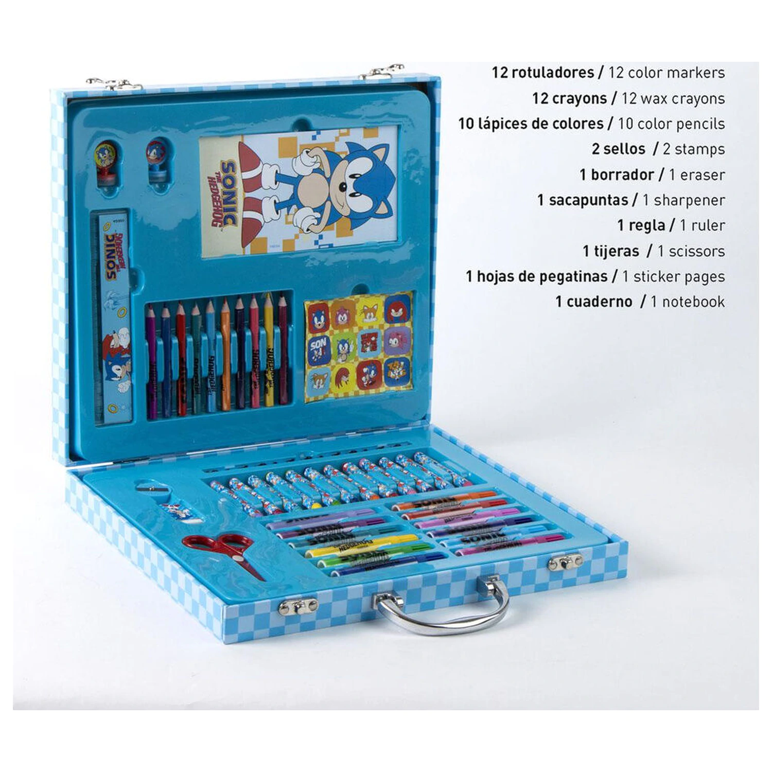 Sonic the Hedgehog színező írószer csomag termékfotó