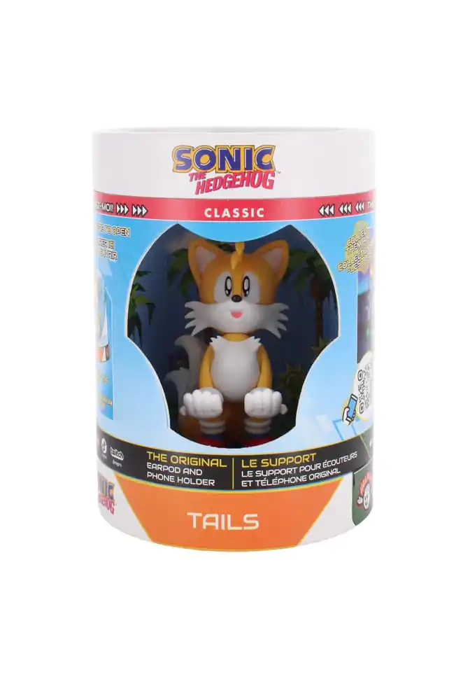 Sonic the Hedgehog Mini Cable Guy Earbuds/okosóra tartó figura Tails 10 cm termékfotó