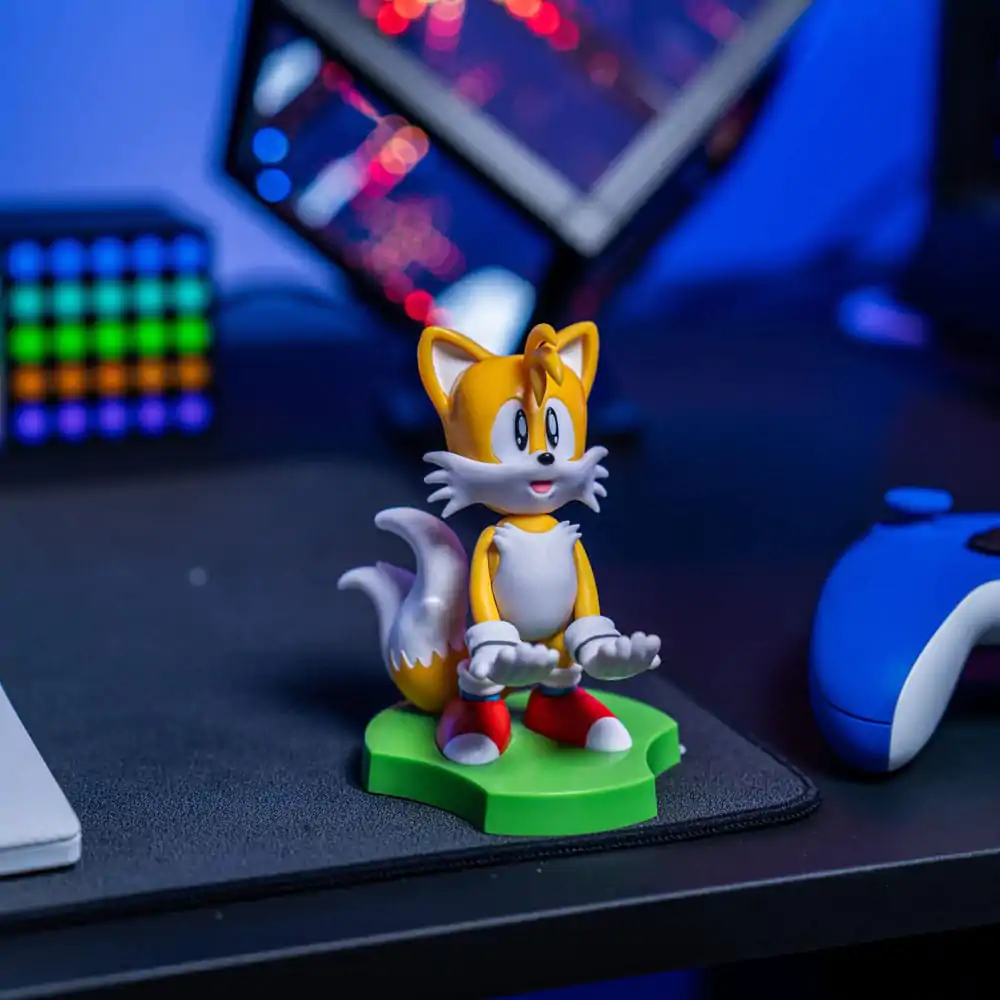 Sonic the Hedgehog Mini Cable Guy Earbuds/okosóra tartó figura Tails 10 cm termékfotó