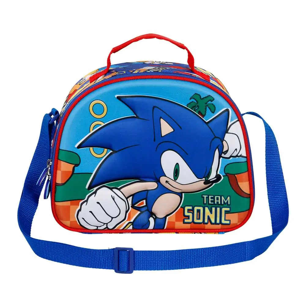 Sonic The Hedgehog Team 3D uzsonnás táska termékfotó