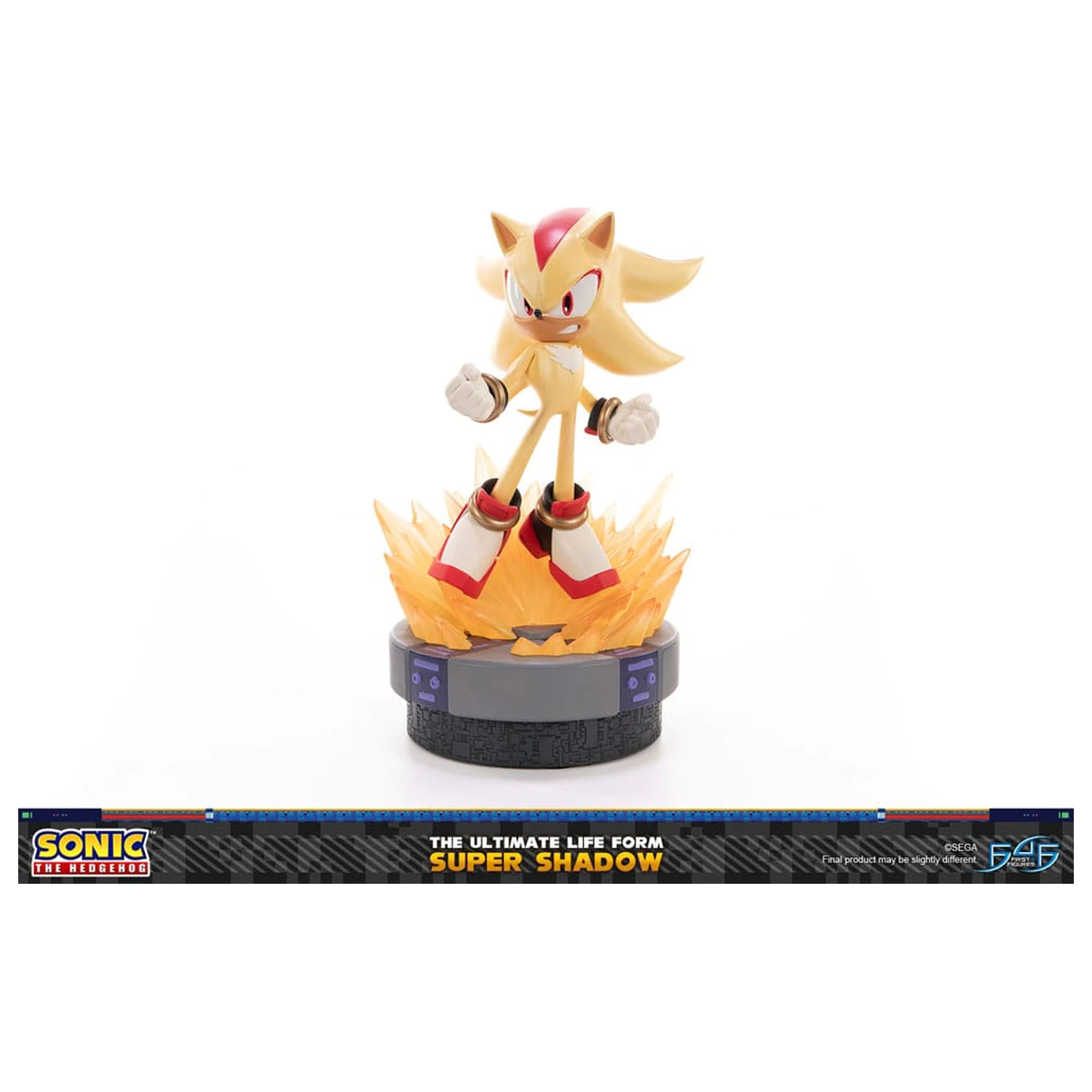 Sonic the Hedgehog The Ultimate Life Form szobor figura Super Shadow Standard Edition 32 cm termékfotó